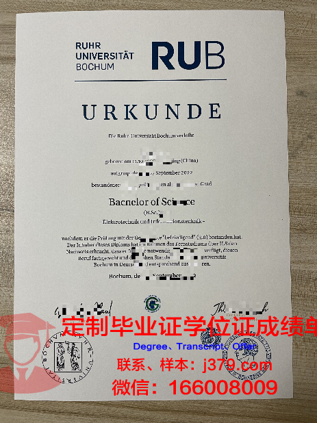 波鸿大学diploma证书(波鸿大学qs)